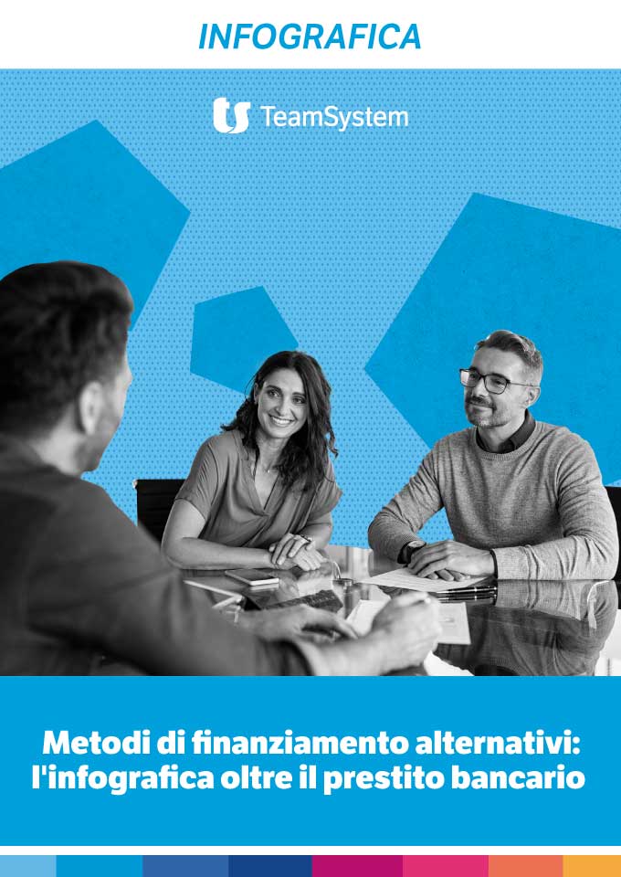 Infografica su metodi di finanziamento alternativi