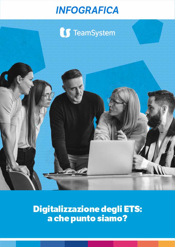 Infografica sul livello di digitalizzazione degli ETS