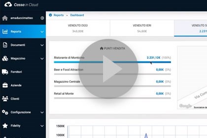 Cassa in Cloud, video controllo del Business